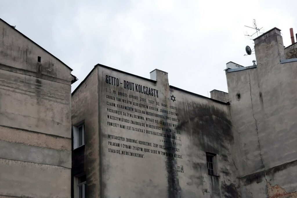 Mural "Drut kolczasty"