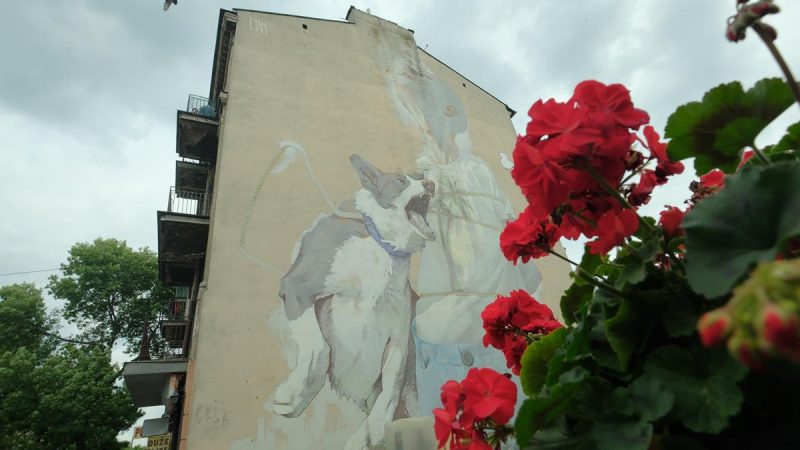 Mural przy ul. Lubartowskiej
